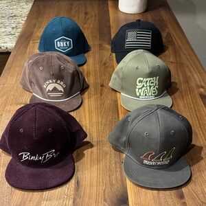 BNKY Kids Snapback Hat Set - Blue, Brown, Green, Gray